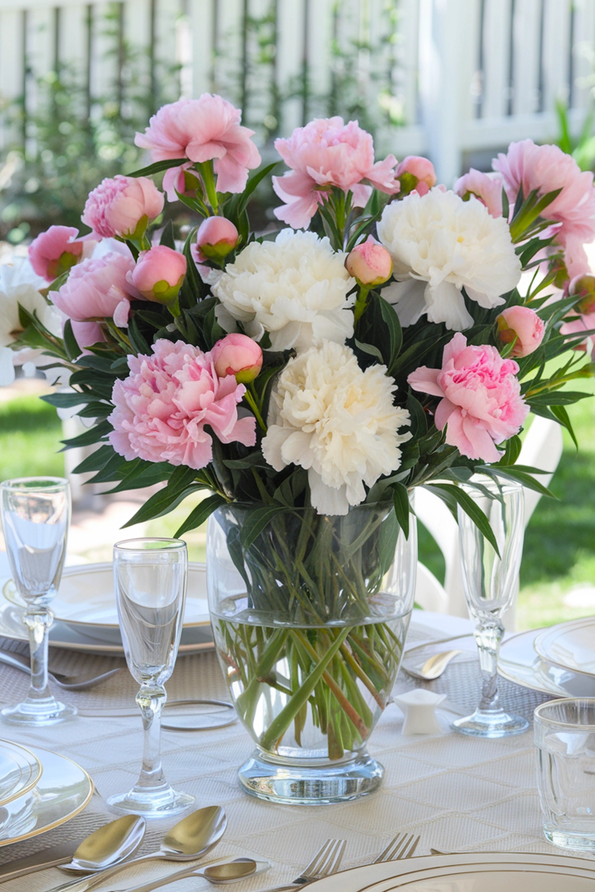 Use a Classic Footed Vase for Drama